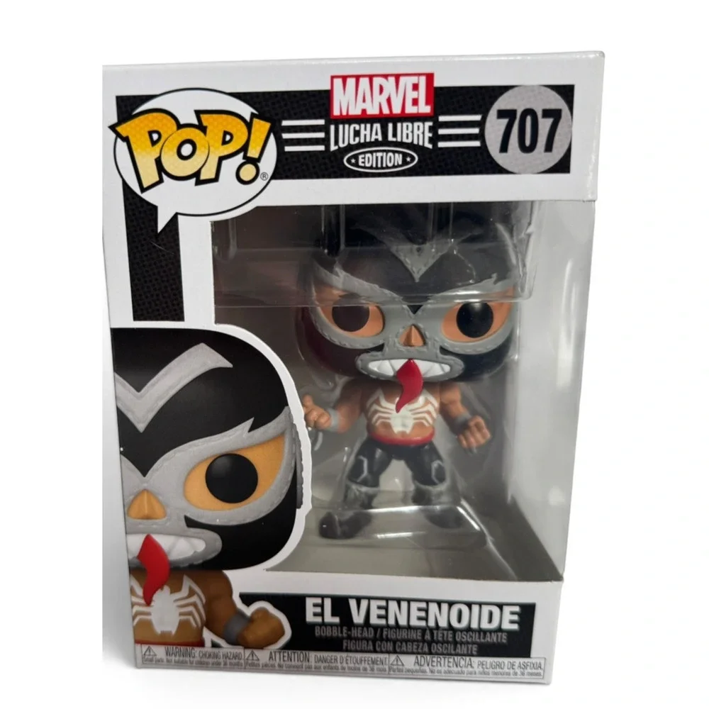 Funko Pop Marvel Lucha Libre Venom Wolverine Lot #707 #711 New in Box